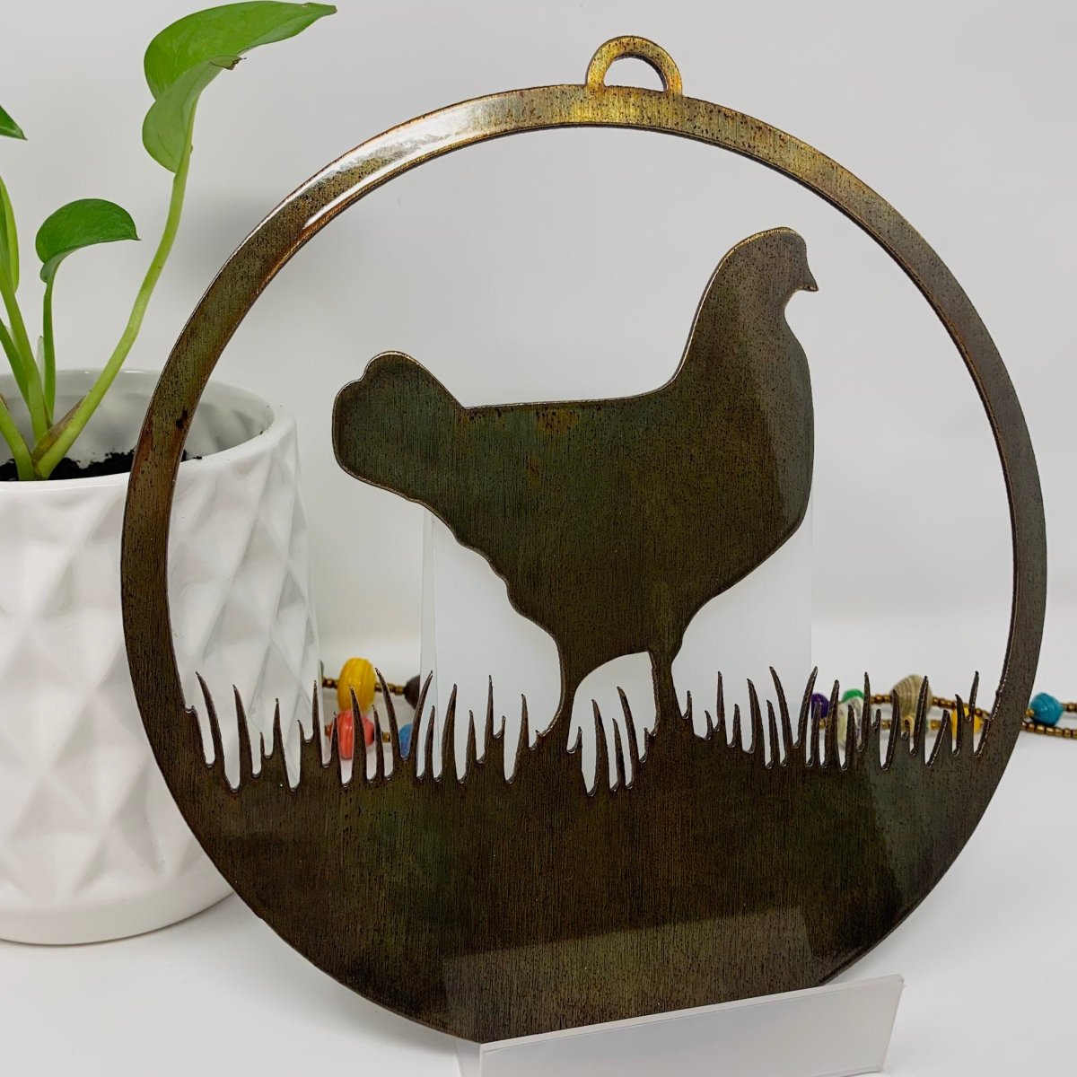 Chicken Metal Ring - The Iron Hutch