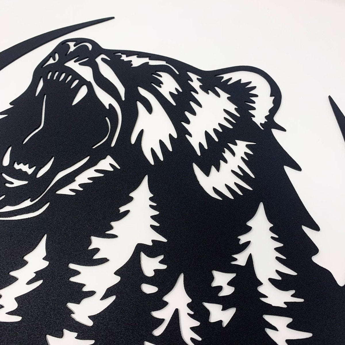 Growling Bear Sign - The Iron Hutch