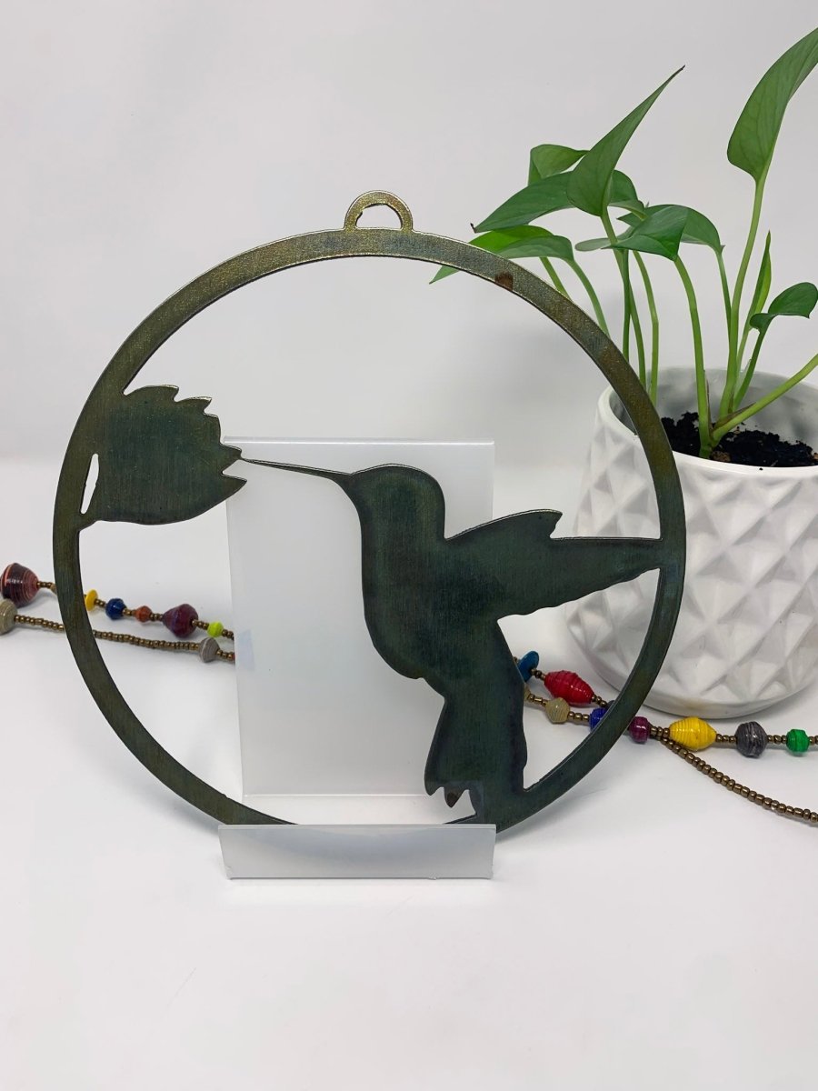Hummingbird Metal Ring - The Iron Hutch