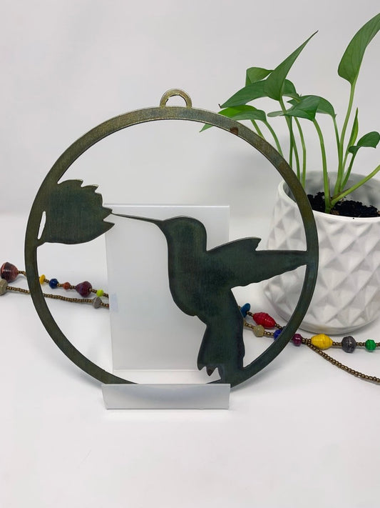 Hummingbird Metal Ring - The Iron Hutch