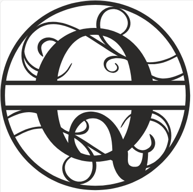 Initial Monogram - The Iron Hutch