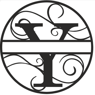 Initial Monogram - The Iron Hutch