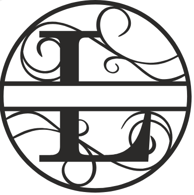 Initial Monogram - The Iron Hutch