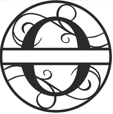 Initial Monogram - The Iron Hutch