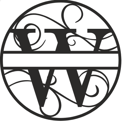 Initial Monogram - The Iron Hutch