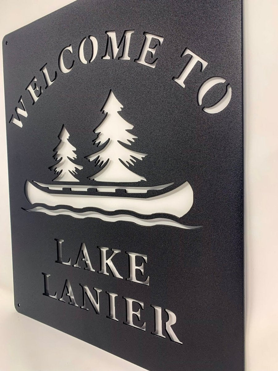 Lake Sign - The Iron Hutch