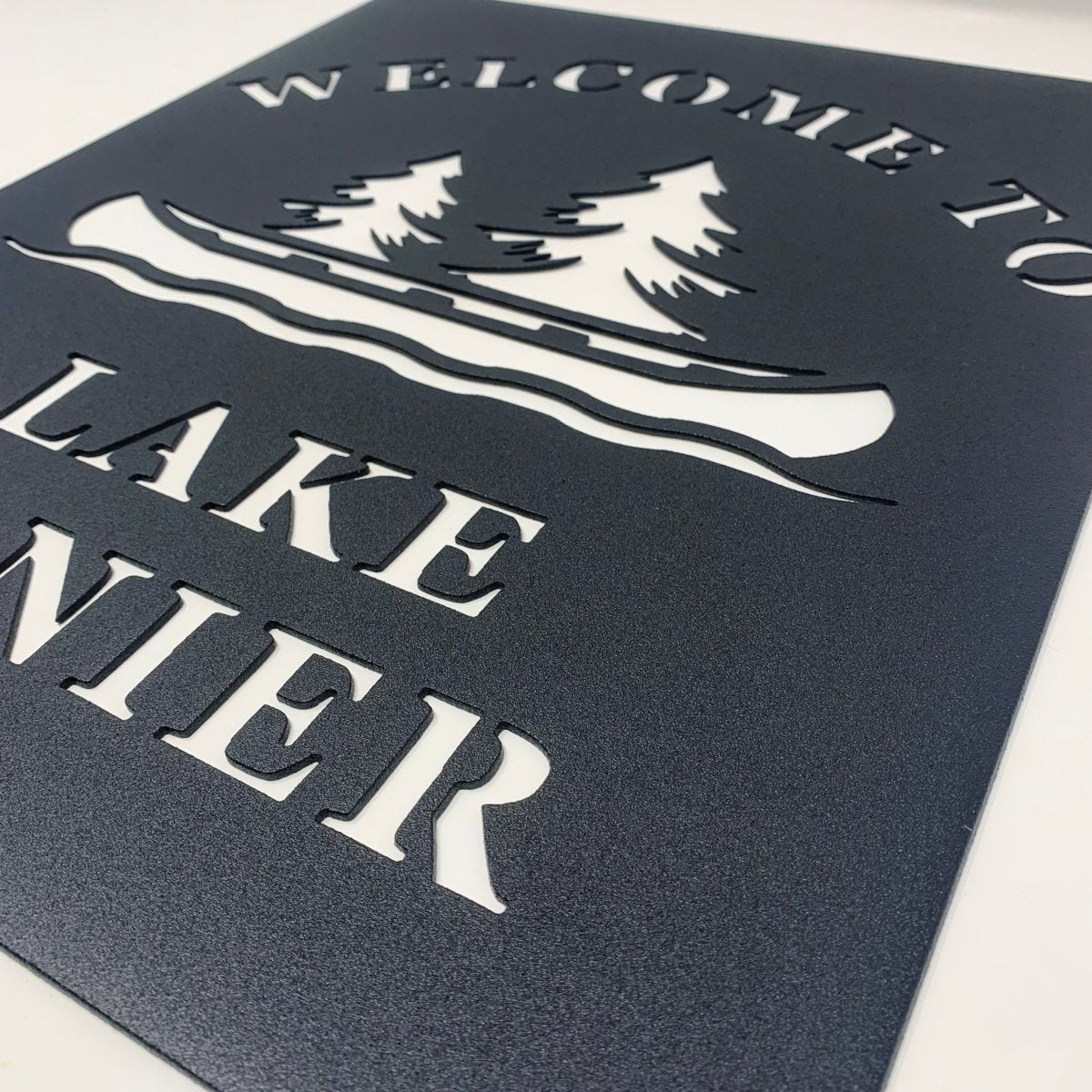 Lake Sign - The Iron Hutch
