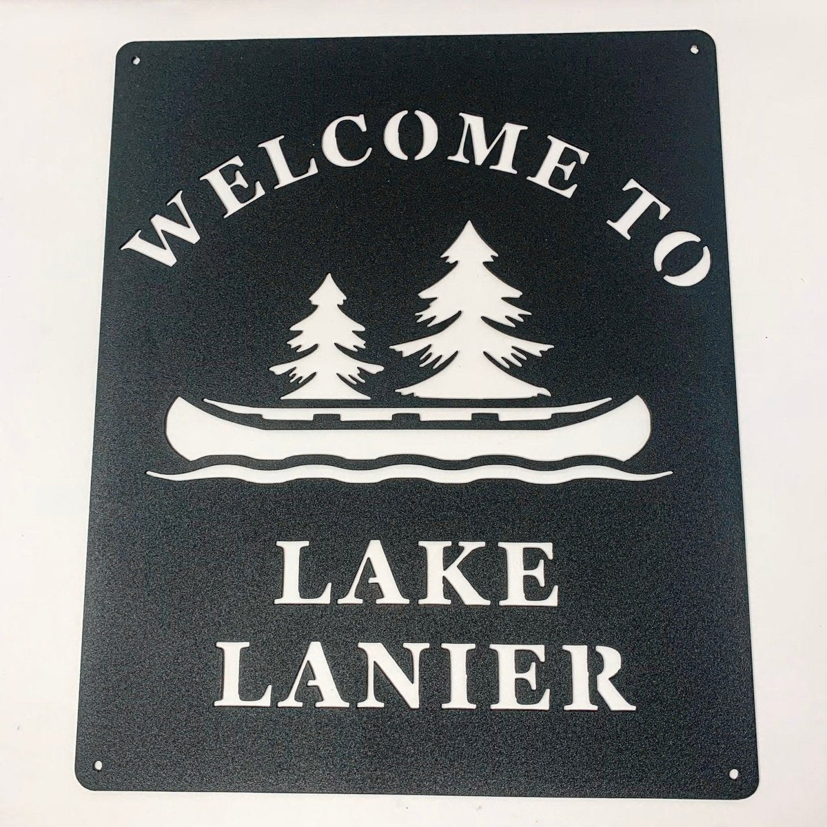 Lake Sign - The Iron Hutch