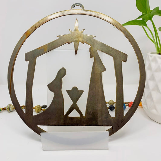 Nativity Metal Ring - The Iron Hutch