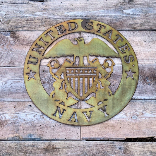 Navy Sign - The Iron Hutch