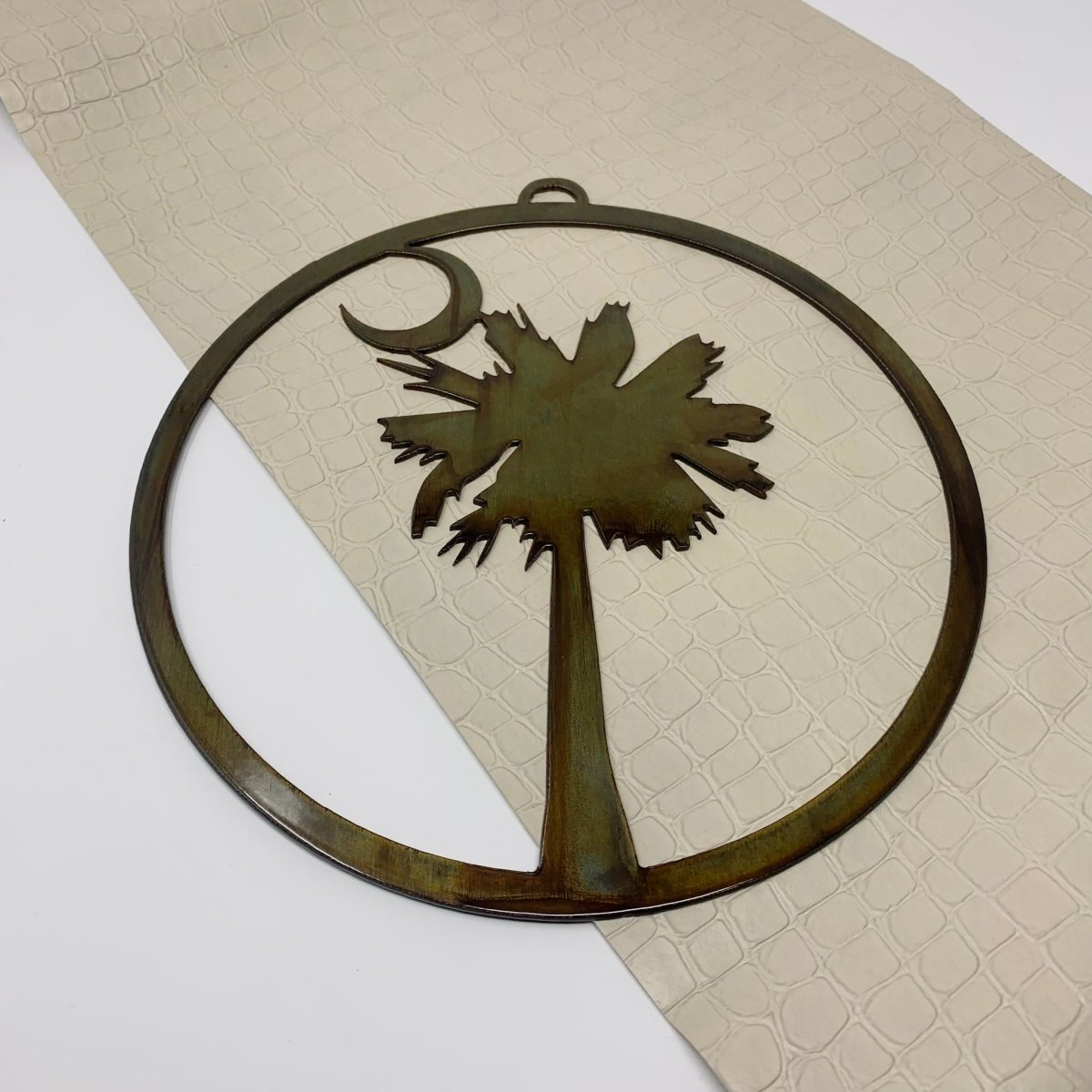 South Carolina Palm Metal Ring - The Iron Hutch