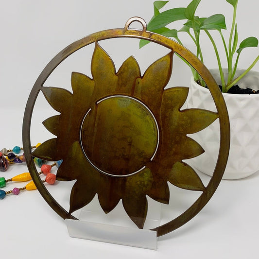 Sunflower Metal Ring - The Iron Hutch