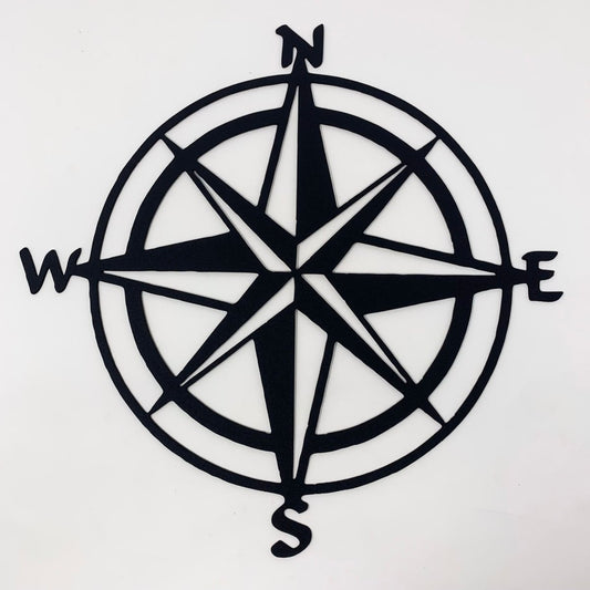Compass Rose Sign - The Iron Hutch