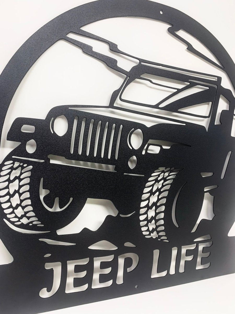Jeep Life Sign - The Iron Hutch