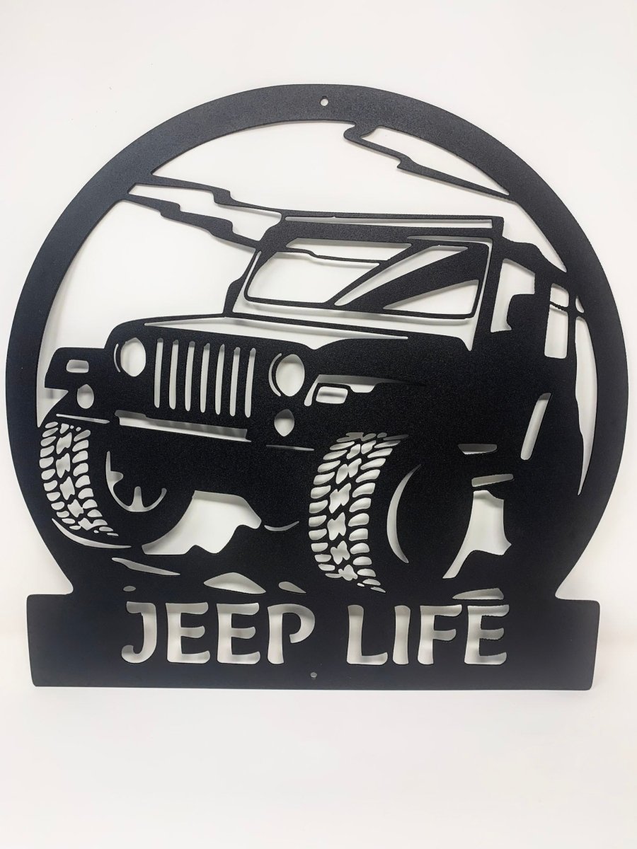 Jeep Life Sign - The Iron Hutch