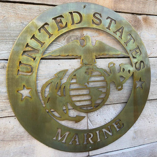 Marine Sign - The Iron Hutch