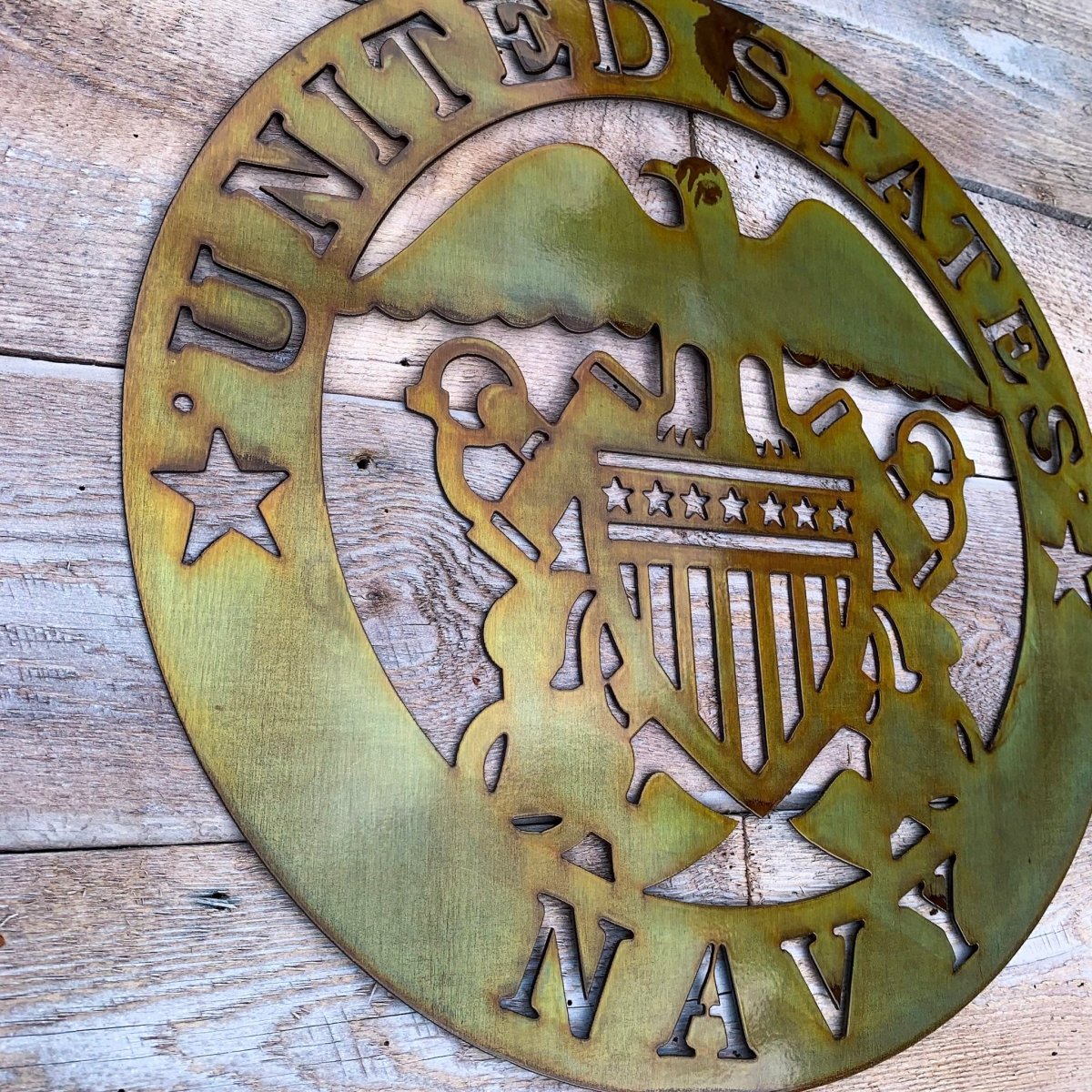 Navy Sign - The Iron Hutch