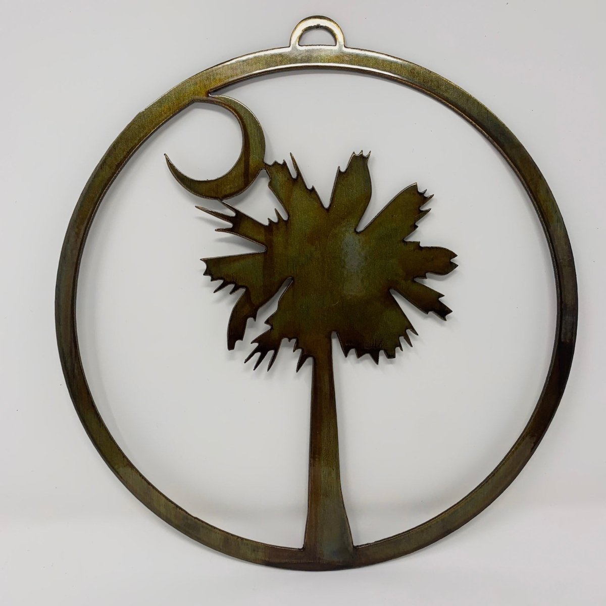 South Carolina Palm Metal Ring - The Iron Hutch