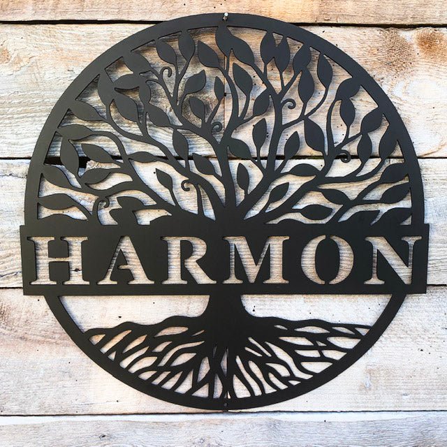 Tree of Life Monogram - The Iron Hutch