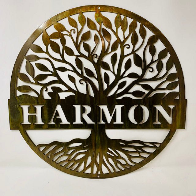 Tree of Life Monogram - The Iron Hutch