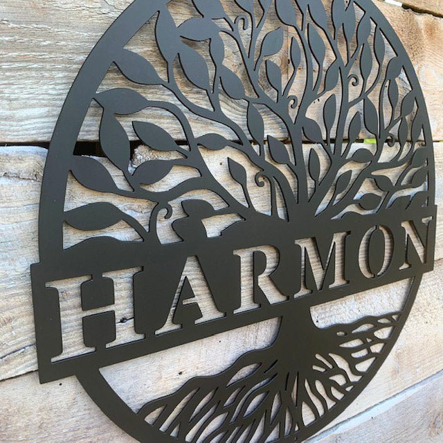 Tree of Life Monogram - The Iron Hutch